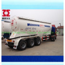 3 Axle Low Density Bulk Cement Powder Transport Tanker Semi Truck Trailer for Sale (73m3 V Type)
