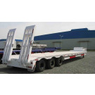3-Axles 60ton Low Bed Semi-Trailer for Construction Machinery