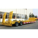 3 Axles Low Bed Semi-Trailer with 60t Capacity