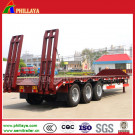 3 Axles Low Bed Trailer for Excavator Transportation