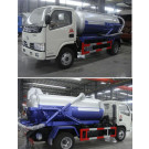 3 Cbm Vacuum Suction Sewage Truck with Good Quality