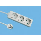 3 Way German Extension Strip Without Switch