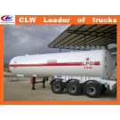 30000 Liters to 60000 Liters LPG Trailer Three Axles LPG Tanker Trailer for Sale