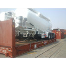 30cbm 3 Axle Bulk-Cement Carrier Semi-Trailer Shipped to Africa