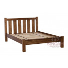 4'6 Oak Wood Bedframe Wooden Bedroom Furniture (RC46B)