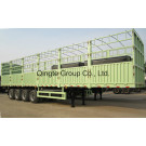4 Axles Stake Type Semi Trailer with Side Boards and Barriers (QDT9711CXY)