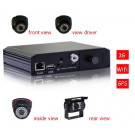 4 Channel SD Card Mobile DVR with GPS, 3G and WiFi Optional