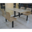 4 Seat Canteen Table and Chair (HF-B018)