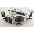 4 Seats Office Workstation Furniture