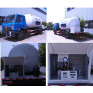 4 Ton Home Bottles Mobile LPG Gas Filling Station Truck