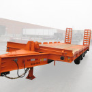 40feet Low Flatbed Drawbar Trailer