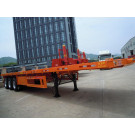40ft Tri-Axle Flatbed Semi Trailer with 12 Locks