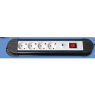 4way Germany Extension Stip with Filter, Modularization Type