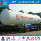 50m3 20ton Pressure Vessel LPG Tank Trailer, LPG Tank Trailer