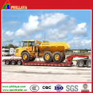 60ton Heavy Lowbed Cargo Truck Semi Trailer for Excavators