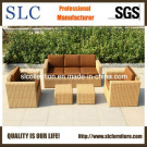 6mm Half Round Rattan Outdoor Furniture/ Rattan Sofa Furniture/Rattan Outdoor Sofa (SC-B9508-H)