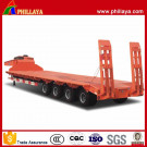 80 Tons Loading Capacity 4 Axle Low Bed Semi Trailer