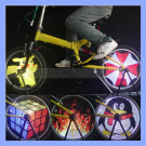 96LED RGB 13 Pictures Rechargeable Glowing Bike Bicycle Wheel Light