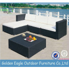 All Weather PE Rattan and Waterproof Cushion, Compound Rattan Sofa