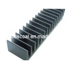 Aluminium extruded heat sinks with black anodized