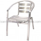 Aluminum Dining Chair with Armrest (DC-06005)