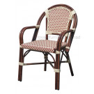 Aluminum Rattan Wicker Chair Stackable Patio Chair (S268)