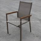Aluminum Sling Textile Single Chair Outdoor Garden Patio Furniture