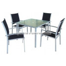 Aluminum Texliene Table and Chair (PAT-029)