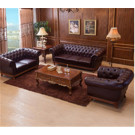 Antique Aviator Genuine Leather Living Room Sofa Made in China