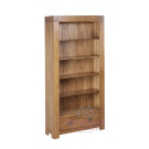 Antique Oak Wooden Large Bookcase Living Room Furniture (RCLSB)