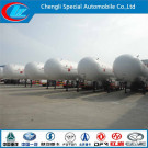 Asme 3 Axle 56cbm Heavy Duty LPG Truck Q370r 56000L LPG Tank Semi Trailer 56cbm LPG Tank Truck Nigeria