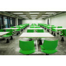 Attached Canteen Table and Chair