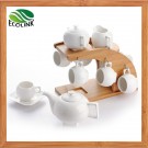 Bamboo Ceramic Coffee Set
