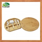 Bamboo Cheese Board with Knife Set