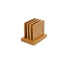 Bamboo Coaster Set