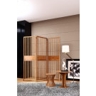 Bamboo Folding Screen Occasional Chair