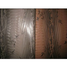 Bamboo Leaves PU PVC Artificial Leather 0216