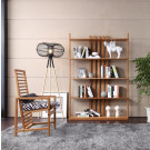 Bamboo Magazine Rack Newspaper Shelf