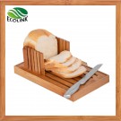 Bamboo Manual Bread Cutting Board Bamboo Bread Rack