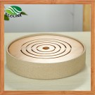 Bamboo Small Round Tea Tray