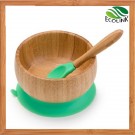 Bamboo Snack Bowl for Baby or Children with Spoon