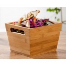 Bamboo Storage Box Candy Tray Fruit Holder