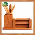 Bamboo Tea Tool Tea Set with 6PCS Coaster