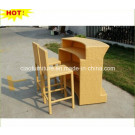 Bistro Bar Set Rattan Bar Stool