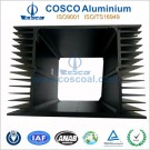 Black Anozized Aluminium Extruded Heatsink with CNC Machining
