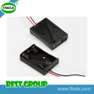 Black Plastic Battery Holder PCB with Wire