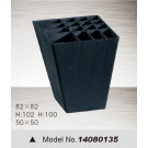 Black Plastic Furniture Leg, Sofa Leg (14080135)
