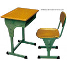 Bottom Price Adjustable Metal Frame Single School Desk