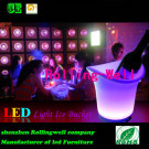 CE RoHS Remote Control Recharge LED Ice Bucket