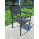 CF1025c Plastic Wood Outdoor Furniture Dining Chair